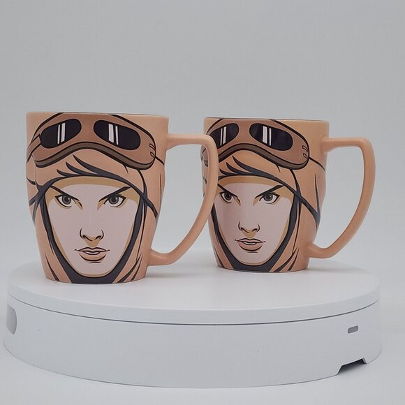Disney Store Force Awakens Mug Star Wars Rey Skywalker Jedi Master Set of 2 - Picture 3 of 10